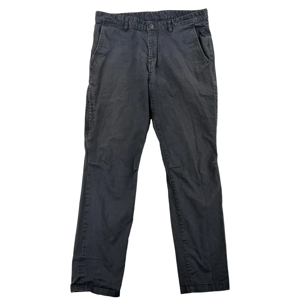 The North Face Pants Mens 34x30 Gray Canvas Chino Straight Casual Outdoor